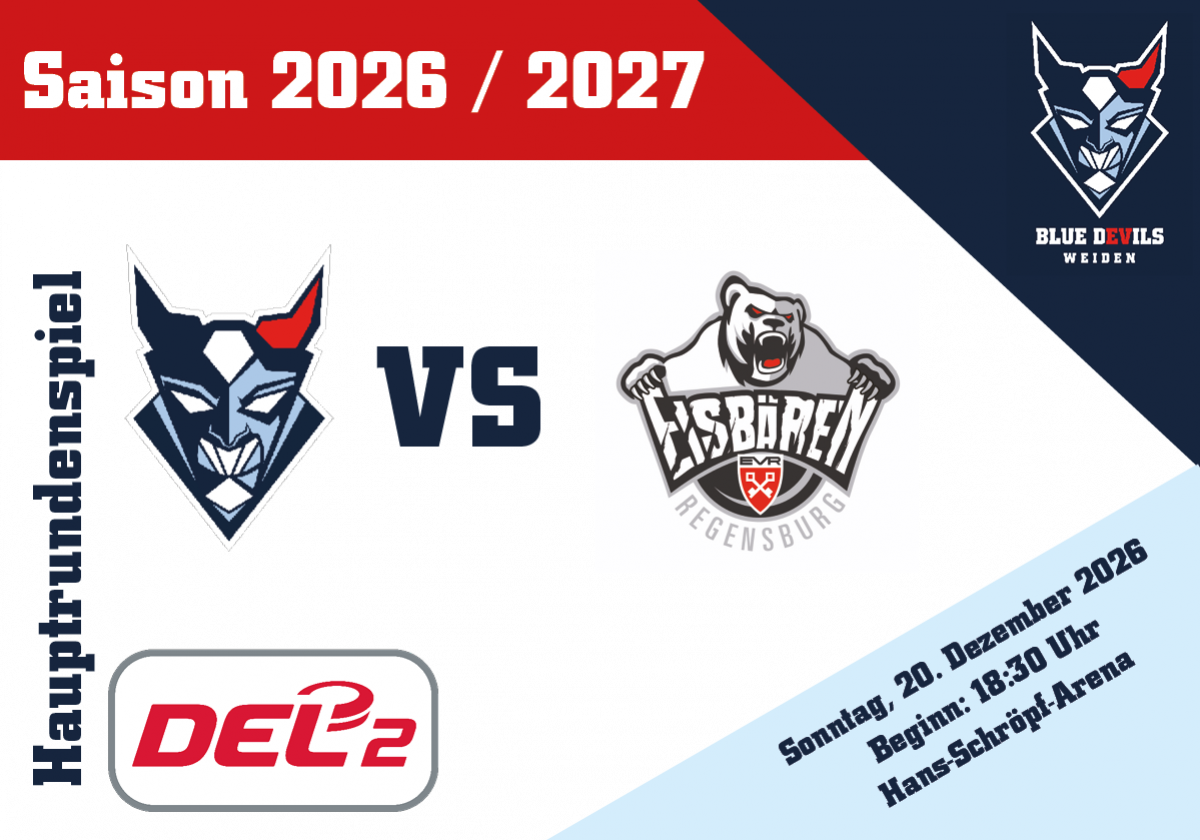 Blue Devils Weiden vs. Eisbären Regensburg