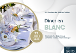 Flying Buffet unter dem Motto "Dîner en blanc"