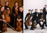 Oktett: Simply Quartet und Schumann Quartett