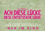 Ach diese Lücke, diese entsetzliche Lücke
