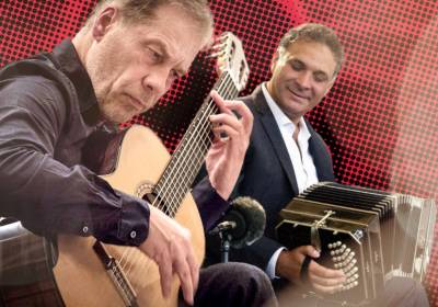 V.H. Villena, Bandoneon und F. Wuttke, Gitarre 