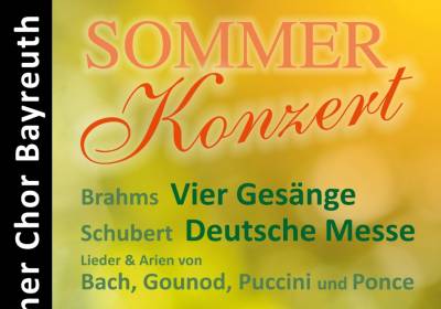 Philharmonischer Chor Bayreuth: Sommerkonzert 2024