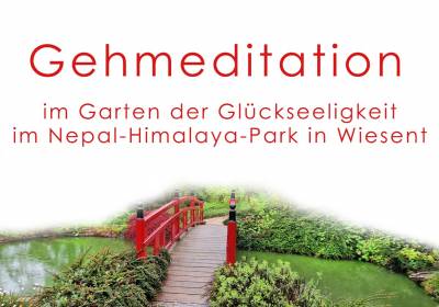 Geh-Meditation im Nepal-Himalaya-Park in Wiesent