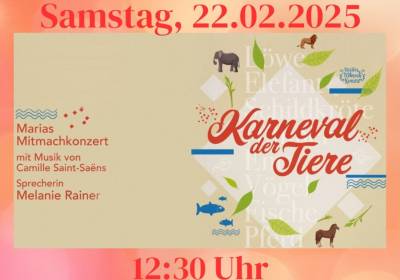 Marias Baby-Konzert: Karneval der Tiere