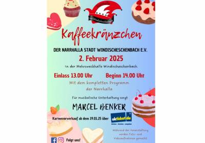 Kaffeekränzchen Narrhalla Stadt Windischeschenbach