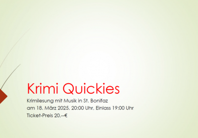 Krimi-Quickie-Lesungen