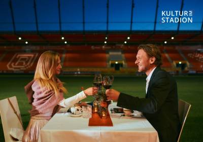 Dinner am Spielfeldrand