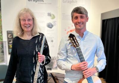 Einheimische Künstler, Musik mit Flöte und Gitarre