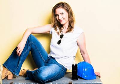 Kirsten Lange: Halbnackte Bauarbeiter