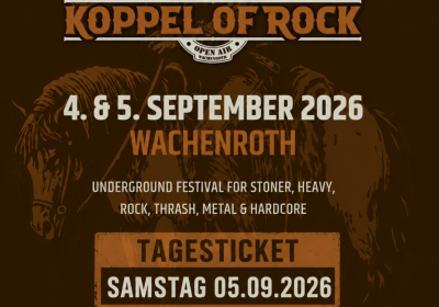 Koppel of Rock 2026 - Tagesticket SAMSTAG
