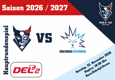 Blue Devils Weiden vs. Dresdner Eislöwen