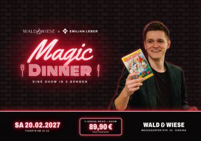 Magic Dinner · Eine Show in 3 Gängen