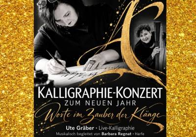 Neujahrskonzert - Kalligraphie & Harfe